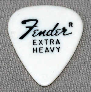 Fender / Extra Heavy / teardrop フェンダーエキストラヘビー ピック ティアドロップ型 6枚セット　新品 送料無料