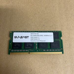 I35 SUAEAST ノートPCメモリ 8GB DDR3L-1600 1枚