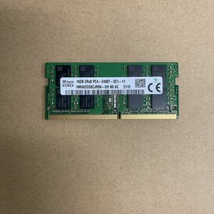 I53 SK hynix ノートPC メモリ 16GB 2Rx8 PC4-2400T 1枚 動作確認品