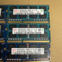 I90 hynix ノートPCメモリ 4GB 2Rx8 PC3-10600S 12枚_画像4