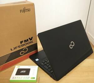 ★美品★Core i7-6700HQ/新品1TB SSD/16GB/フルHD/ブルーレイ/Win11/Office/ONKYOスピーカー★富士通LIFEBOOK AH53/A3 シャイニーブラック