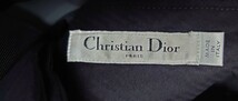 Christian Dior CD ボタン スコート ウール & シルク ブラック_画像7