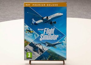 PREMIUM DELUXE Microsoft Flight Simulator マイクロソフト 英語版 ジャンク品 MAT6136