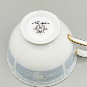Noritake ノリタケ レース ウッド ゴールド カップ&ソーサー 洋食器 食器 陶磁器 金彩 ティーカップ コーヒー 珈琲 紅茶 2客 ペア セットの画像6