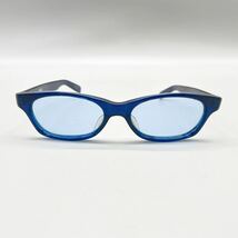 BLAZE ブレイズ 023-5 メガネ 眼鏡 フレーム セルフレーム スクエア型 ブルー 青 レンズ カラー サングラス アイウェア 49□12-140 お洒落_画像2