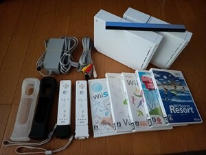 Wii本体＋ゲーム5本セット　動作確認済み