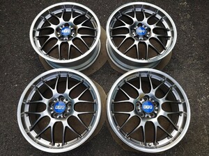 美品 現行品 鍛造 BBS RS-GT DB-SLD ダイヤモンドブラック 19インチ 8J+45 RS951A PCD114.3 5穴 4本