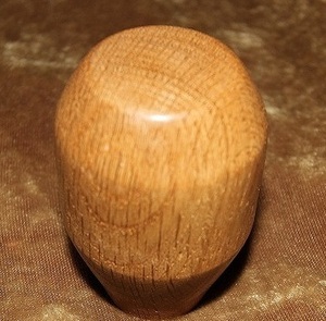 木製シフトノブ(材質：ナラ）12ｘ1.25mm（BC-46.4D68.1L)