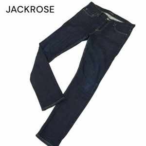 JACKROSE ジャックローズ USED加工★ ストレッチ リジッド スキニー デニム パンツ ジーンズ Sz.5　メンズ 日本製　C4B00668_2#R