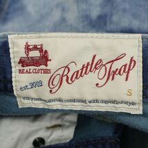 RATTLE TRAP メンズビギ 通年 ブリーチ加工★ スウェット SLIM FIT テーパード デニム パンツ ジーンズ Sz.S　メンズ　C4B00630_1#R_画像9