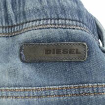 DIESEL ディーゼル KROOLEY-N.E. MALE 加工★ スウェット イージー テーパード デニム パンツ ジーンズ Sz.34 メンズ 大きい　C4B00625_1#R_画像7