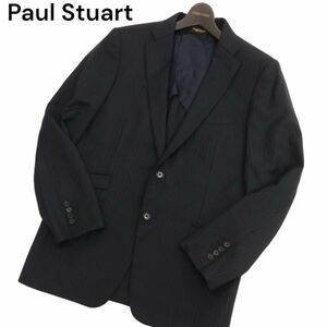 Paul Stuart ポール・スチュアート 通年 イタリア製生地★ CERRUTI ウール テーラード ジャケット Sz.48 メンズ 紺 日本製　C4T01371_2#O