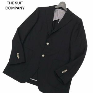 THE SUIT COMPANY スーツカンパニー 通年 SUPER100’s ウール テーラード ジャケット ブレザー 紺ブレ Sz.175-6Drop　メンズ　C4T01344_2#O