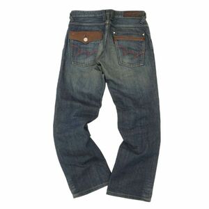 EDWIN エドウィン EGF503 EDGE OF BLUE JEANS★ USED加工 レギュラー デニム パンツ ジーンズ Sz.30　メンズ　C4B00897_2#R