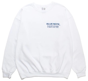 WACKOMARIA BLUE NOTE CREW NECK SWEAT SHIRT TYPE-3 ワコマリア スウエット パーカー アロハシャツ guiltyparties Tシャツ WHITE L