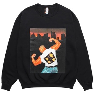 WACKOMARIA JIRO KONAMI CREW NECK SWEAT SHIRT TYPE-4 ワコマリア 小浪次郎 スウエット パーカー シャツ guiltyparties Tシャツ BLK XL