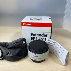 美品 Canon キヤノン Extender EF1.4 X III エクステンダー レンズ 元箱 ケース付き