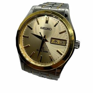 グランドセイコー SEIKO GS 9F83-9A20 K18YG コンビ メンズ腕時計クォーツ デイデイト メダリオン