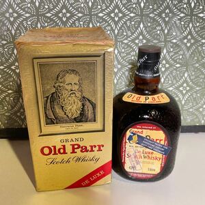 未開栓 GRAND Old Parr ウイスキー オールドパー スコッチウイスキー 未開栓　1L 1000ml 43% 古酒　洋酒　アルコール　R36