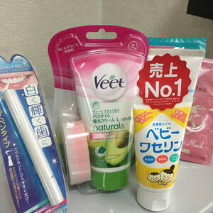 未使用おまとめセット！（送料込）Veet 除毛クリーム 150g■ベビーワセリン 60g トゥーステック シャイニングおまけ付追加でおまけも有