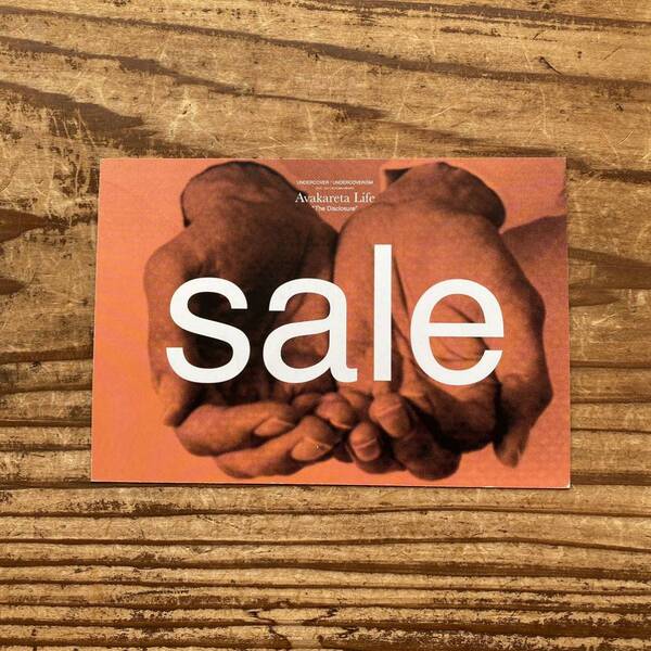 【アンダーカバー UNDERCOVERISM 2010AW Avakareta Life 顧客限定 ポストカード DM インビテーション 招待状 怪SALE セール 5685】