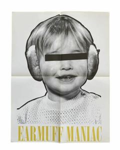 【アンダーカバー UNDERCOVERISM 2009AW EARMUFF MANIAC ポスター 非売品 限定品 ノベルティー インビテーション 招待状 DM 5685】