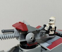 廃盤 LEGO (レゴ) スターウォーズ (7675) クローン AT-TE ウォーカー トルーパーミニフィグ スピーダー ルミナーラ バリスおまけセット_画像7