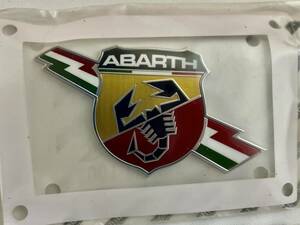 アバルト 595 サイドエンブレム 0735495888　純正新品未使用　ABARTH フィアット 500