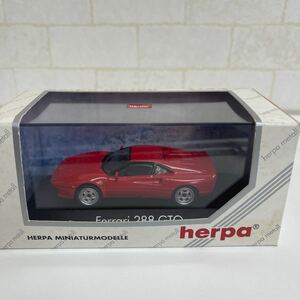 B201 24 herpa ヘルパ ダイキャスト製 1/43 フェラーリ Ferrari 288GTO red レッド