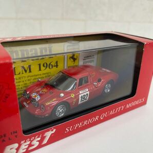 B201 68 BEST MODEL ベストモデル 1/43 9023 FERRARI フェラーリ 250 LM 1964 Tour de France 69 192 ミニカーの画像2