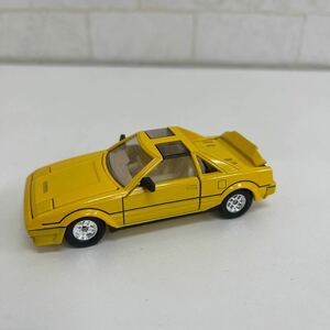 B204 19 トミカ ダンディ DANDY 日本製 No.DJ-007 トヨタ MR2 （プロトタイプ） 1984年頃 車名刻印SV-3 イエロー 1/43スケール