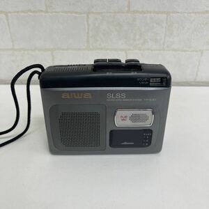 Y211 28 aiwa TP-530　ステレオカセットレコーダー　中古動作品