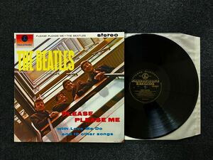 GOLD PARLOPHONE stereo PCS3042 BEATLES PLEASE PLEASE ME Reissue Vinyl LP ビートルズレコード john lennon paul mccartney EU UK