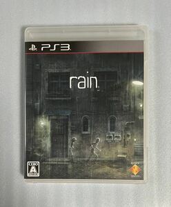 【動作確認画像有り】 PS3 rain 雨が映し出す透明な世界の物語 Rain レイン プレステ3 ゲームソフト カセット アドベンチャー SONY