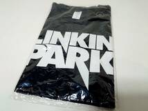 ネコポス 新品 LINKIN PARK リンキンパーク ブラック Tシャツ Mサイズ バンド バンT ロックT 黒 ロゴ_画像1