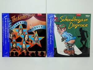 D80 The Kinks ザ・キンクス SCHOOLBOYS IN DISGRACE 不良少年のメロディー Greatest グレイテスト レコード レトロ 洋楽 盤 