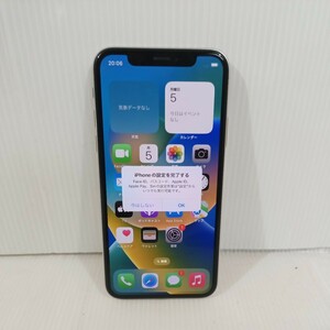 iphone X 256GB MQC22J/A 画面やけあり　SIMフリー　残債なし　バッテリー87%　（2.5）