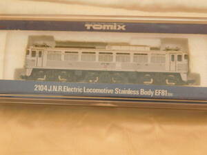 TOMIX　≫国鉄EF81形　電気機関車　ステンレス車体　（訳あり）　USED