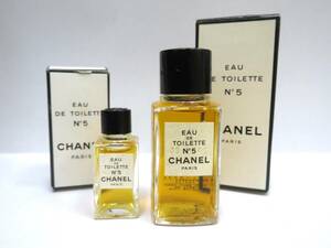 ・74367 CHANEL シャネル No5 オードトワレ EDT 19ml + 容量不明 サンプル ミニ香水 ミニボトル 2点 まとめ 満タン