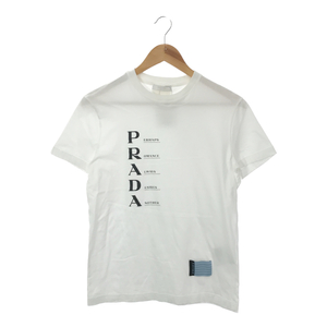 PRADA プラダ UJN639 Acronym T-shirt Tシャツ トップス サイズ34 ホワイト プラダジャパンタグ クルーネック ロゴプリント