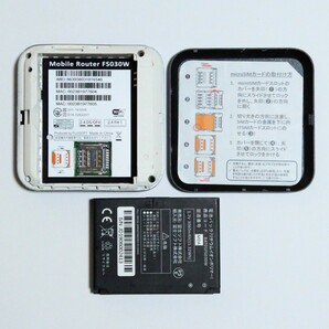 A7 モバイルルータFS030W 美品 正常稼働 確認品 電池膨張無しの画像4