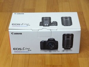 【キャノン】Canon EOS Kiss X10 ダブルズームキット ブラック 中古 (EF-S18-55mm F4-5.6 IS STM EF-S55-250mm F4-5.6 IS STM