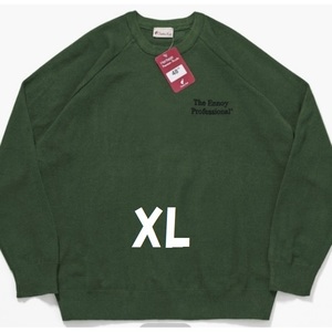 The Ennoy Professional CREW NECK SWEATER by Charles Kirk Green XLennoi Professional нагрудник список я предмет зеленый зеленый 