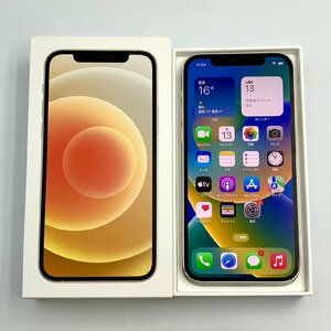 【中古/ジャンク】SIMフリー docomo iPhone12 128GB MGHV3J/A ホワイト 赤ロム保証 【送料無料/名古屋大須店】