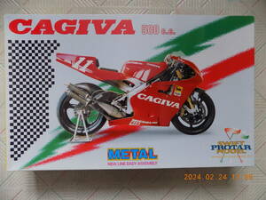 CAGIVA 500 c.c. ( PROTAR METAL NEW LINE EASY ASSEMBLY SCALE1/9 Mod.13292 )