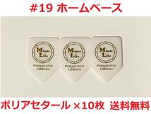 【1.00mm×10枚】MLピック ホームベース型 Polyacetal ポリアセタール ペンタゴン・五角形 リッチー・ブラックモア#19【送料無料】_画像1