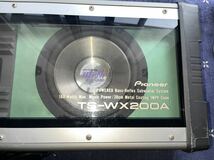 カロッツェリア TS-WX200A アンプ内蔵サブウーハー 作動確認済み_画像3