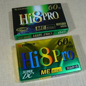 FUJIFILM　Hi8 Pro ビデオカセットテープ　60分　2個セット　未開封品！
