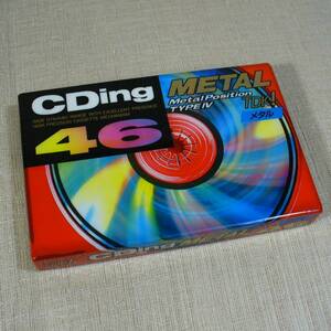 カセットテープ　メタル　TDK CDing-METAL 46　未開封！