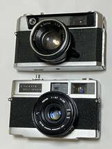 【RZ-18】レンジファインダーカメラまとめて2台セット！PETRI ペトリ ES AUTO/OLYMPUS-S ジャンク/ヤマト60s_画像1